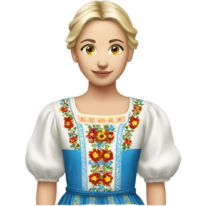 Ukrainian dress emoji