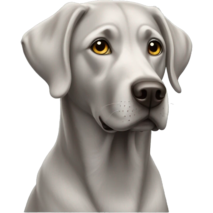 Grey Labrador emoji