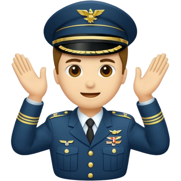 militar greeting emoji