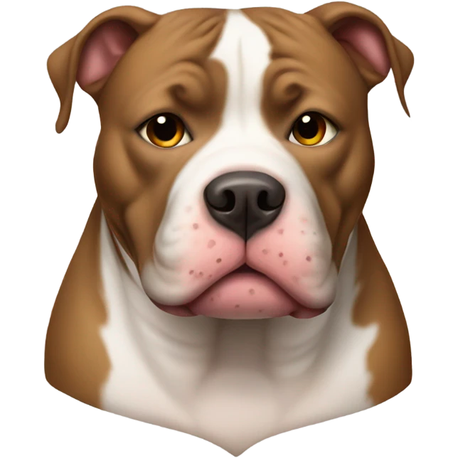Obese pit bull  emoji