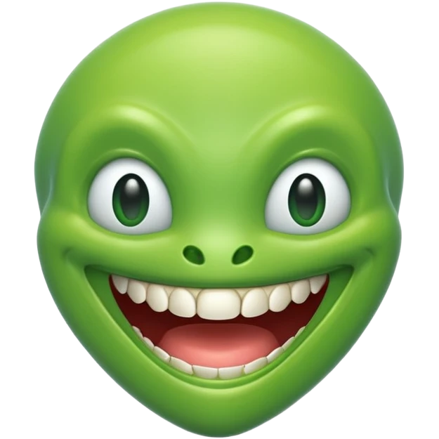 Alien smile ! emoji