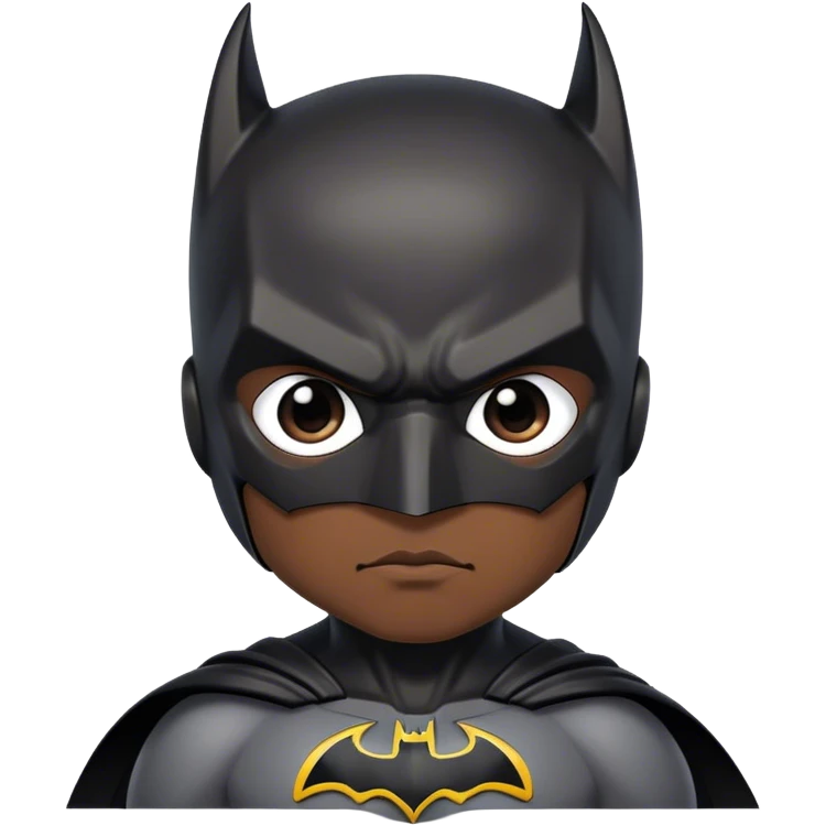 Batman in chibi style emoji