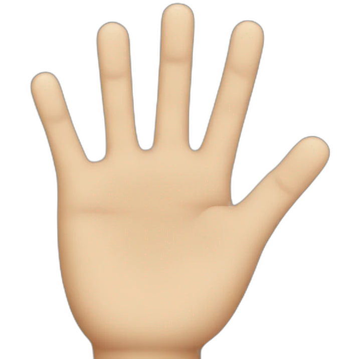 one finger emoji