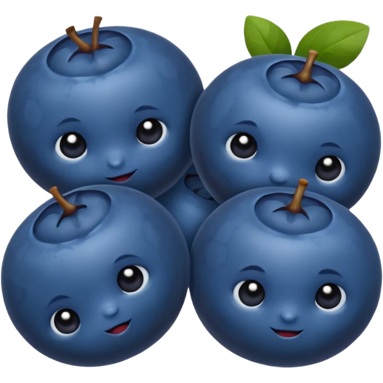 Blue berries emoji