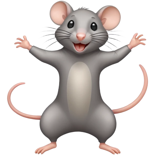 A rat dancing  emoji