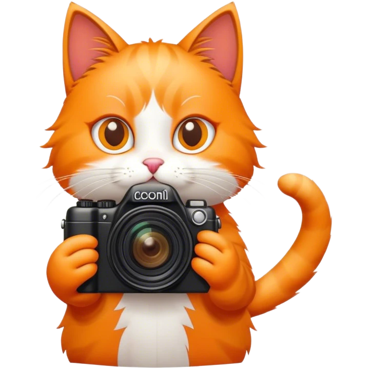 cat taking photos emoji