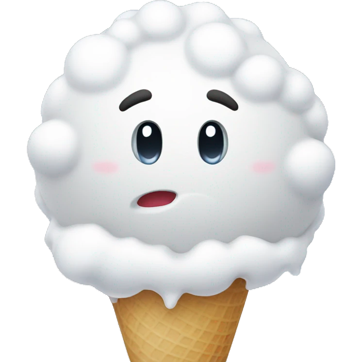 snowball ice cream emoji