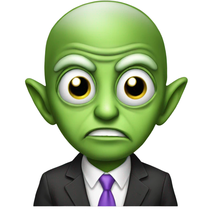 Alien Trump emoji