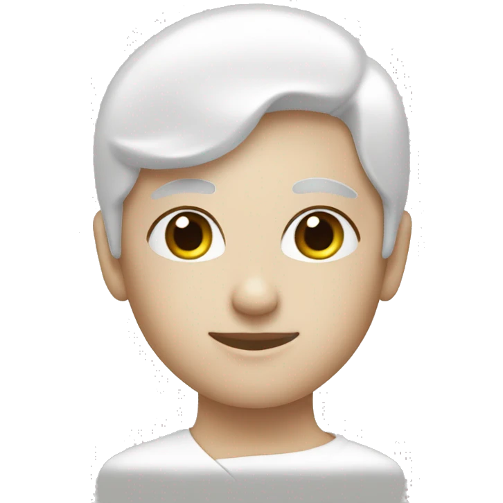 White go rl doing skincare  emoji