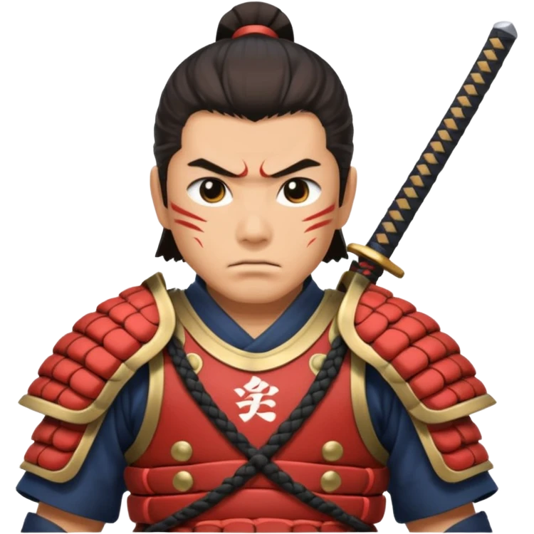 japan samurai fighting emoji