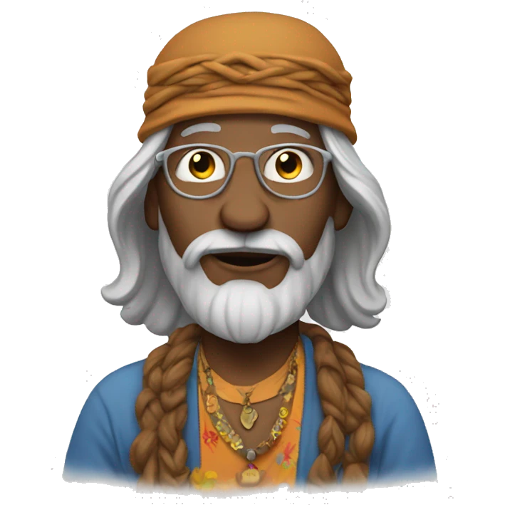 hippie guru emoji
