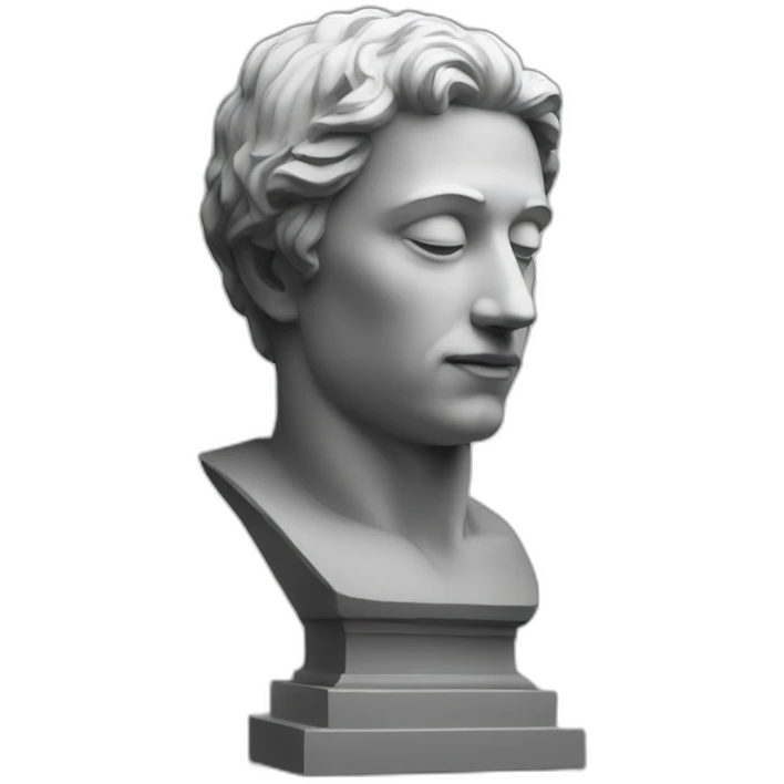 Statue thinking emoji