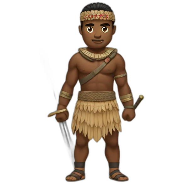 Fijian Warrior emoji