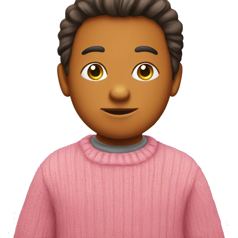 Duck wearing pink sweater emoji