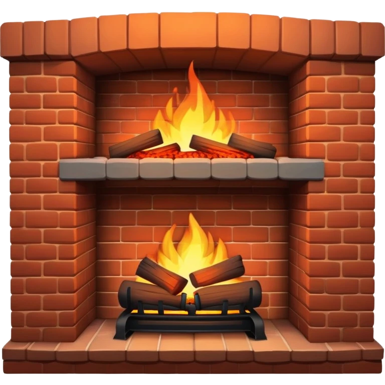 Warm fire place emoji