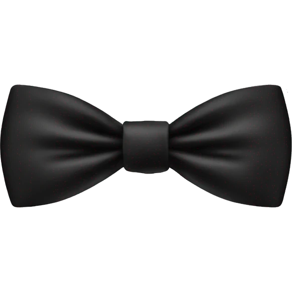 black bow tie emoji