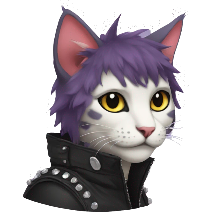 Anthro Punk Feline emoji