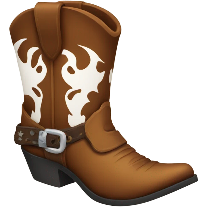 Cowboy boot emoji