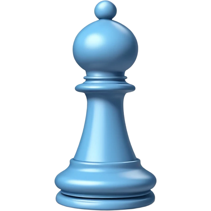 
chess bishop piece object, classic bishop shape with top slit, 3D cartoon, glossy material, soft shadow, mobile game icon style, centered, clean background, no text, no watermark
 emoji