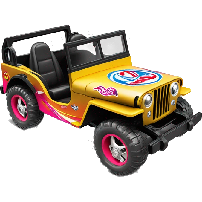 Hot wheels Premium Barbie 1941 Willy’s jeep  emoji