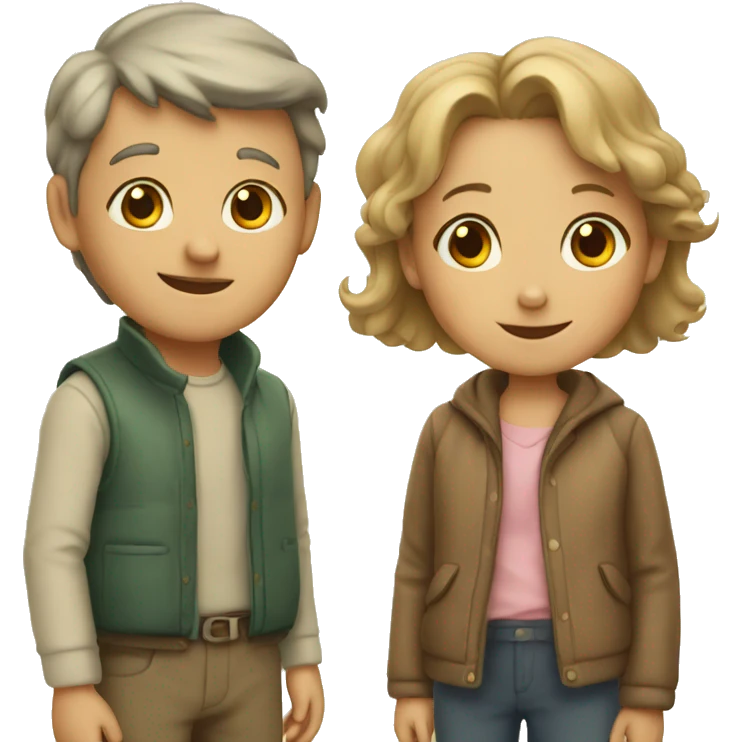 young child and old lovers emoji