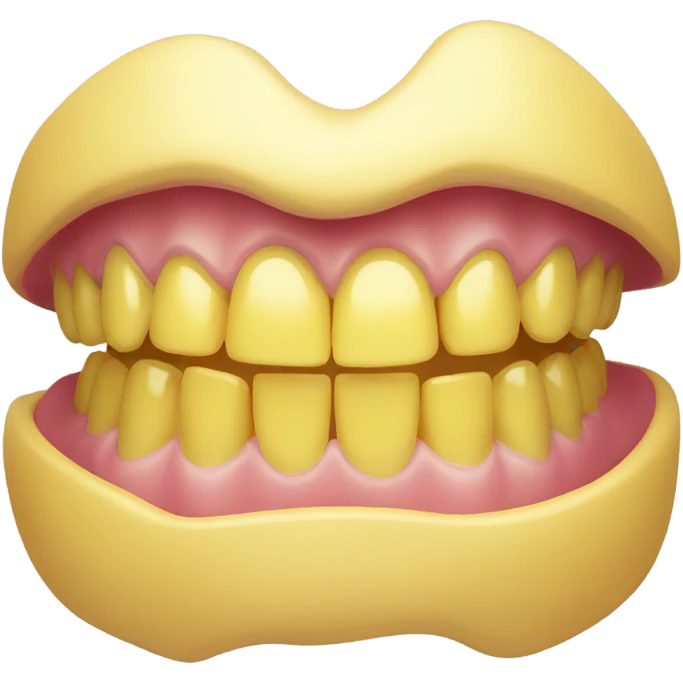 Thing teeth teeth thing yellow emoji
