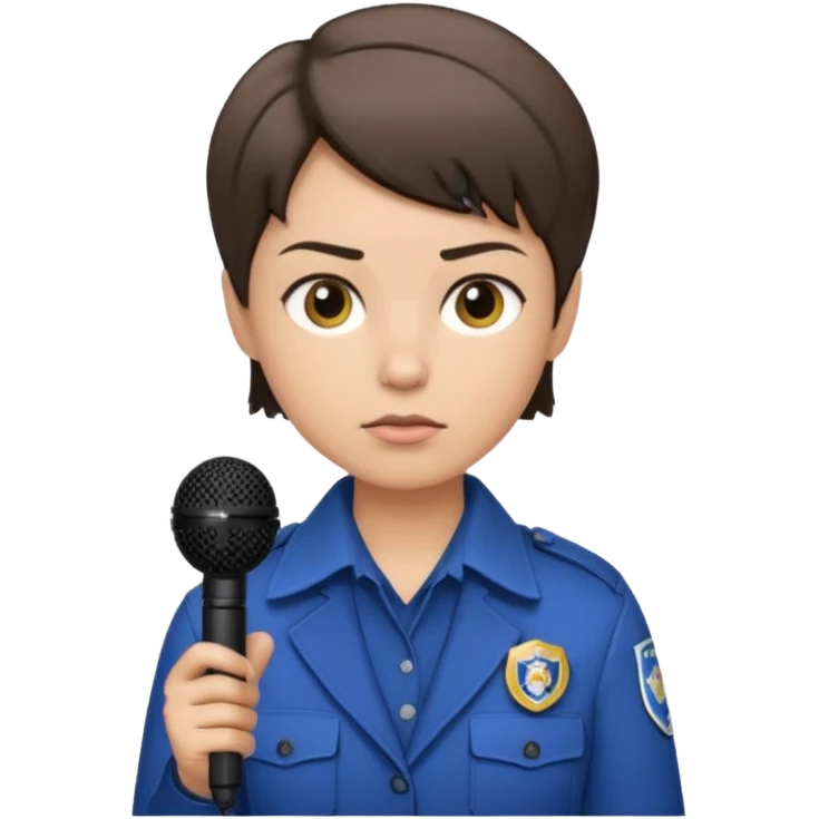 field reporter from News channel emoji