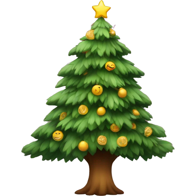 New Year tree emoji