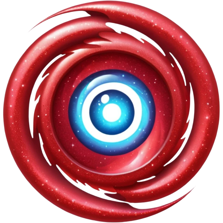red glitter portal emoji
