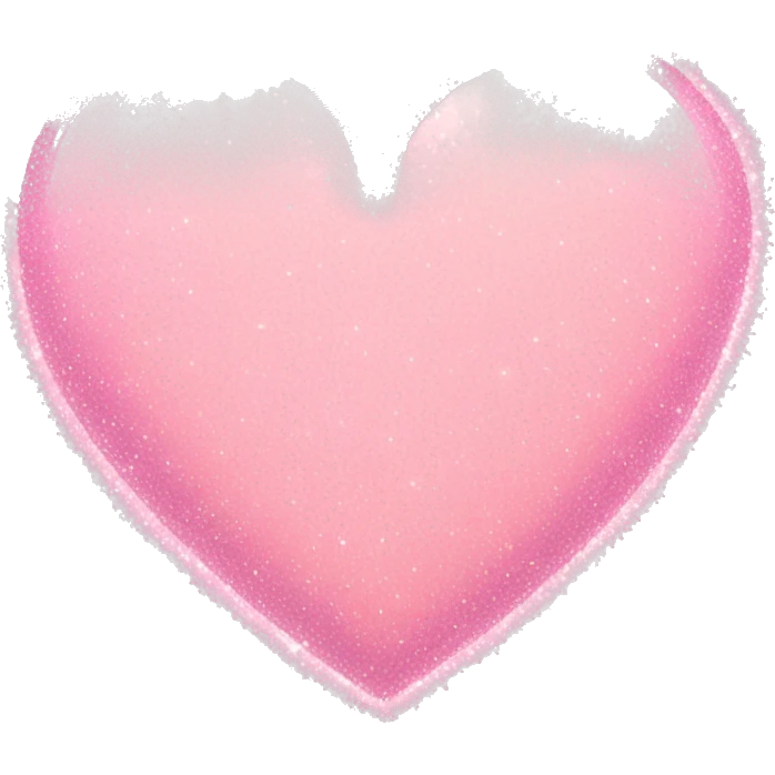 Light pink sparkly heart emoji