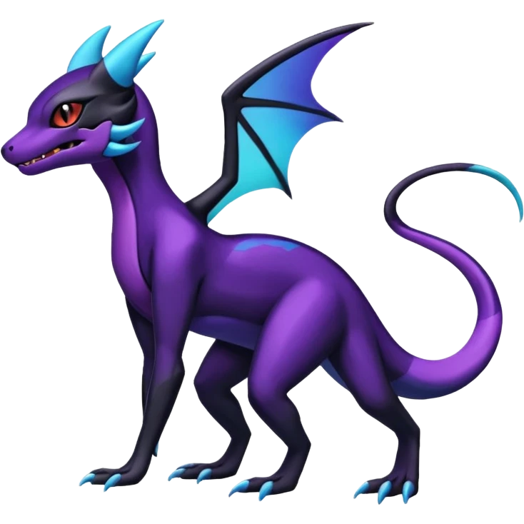 Shiny Salandit-Noivern-Umbreon-Hybrid (Full body) emoji