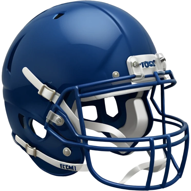 College football player helmet in Dark blue color emoji