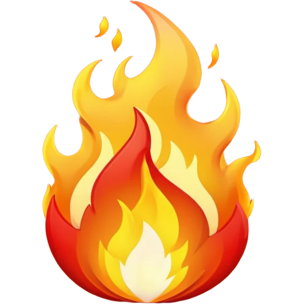 RED Fire emoji
