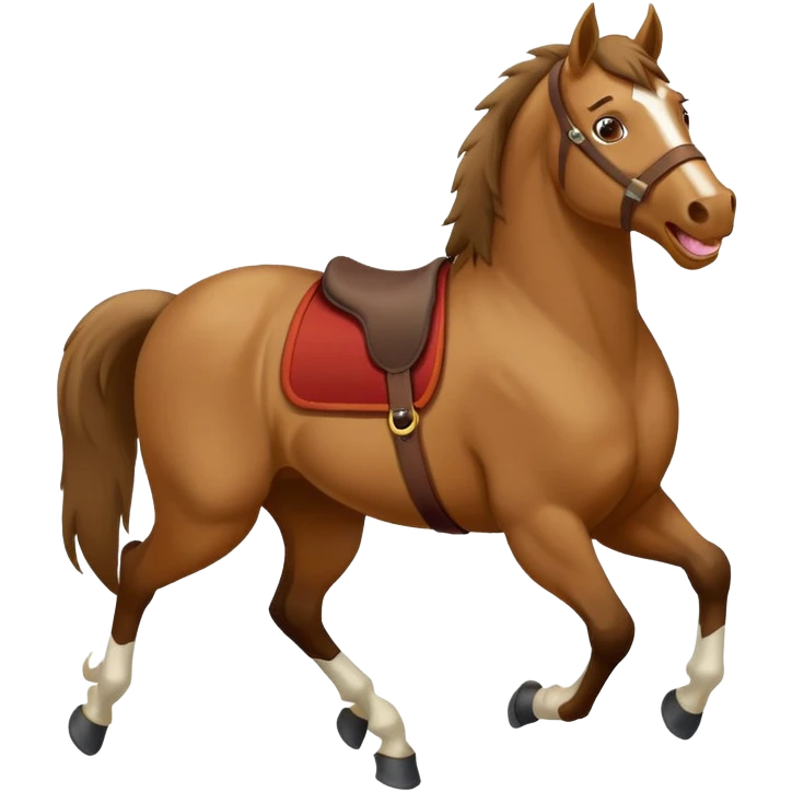 Horse neighing  emoji