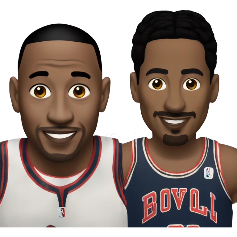 michel jordan and Pippen emoji