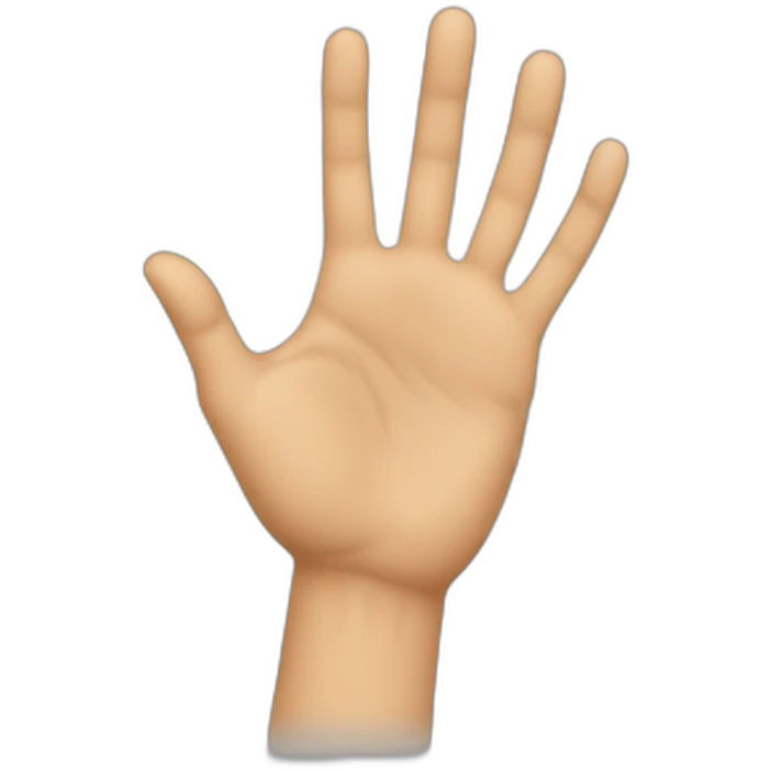 Domain expansion hand sign emoji