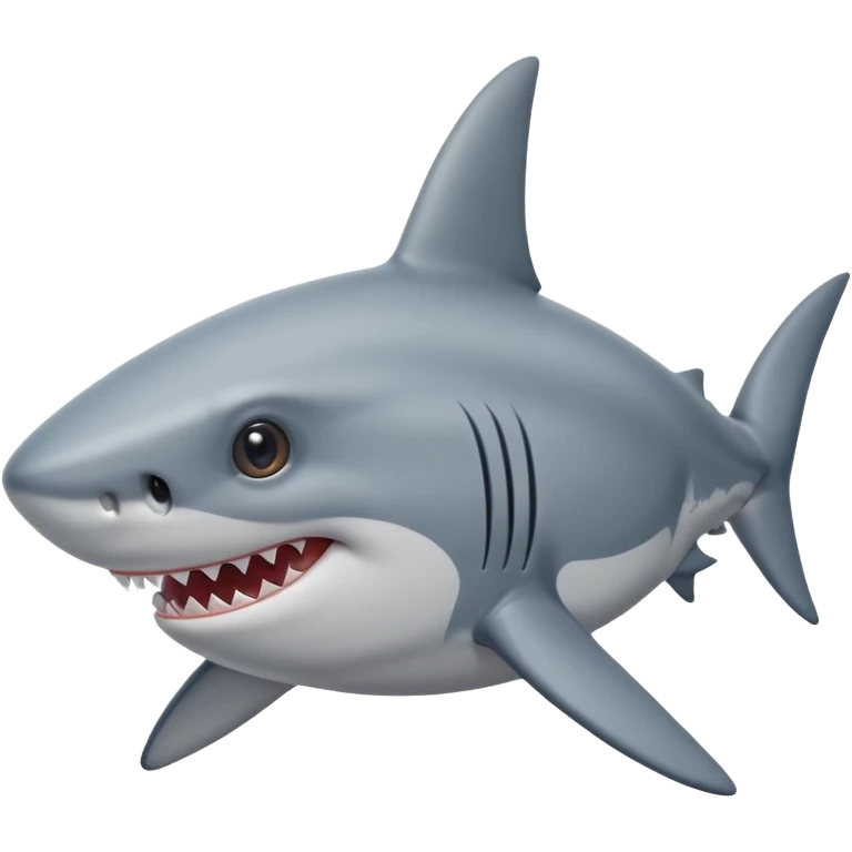 Tête Requin avec une vrai étoile dans 1 oeil emoji