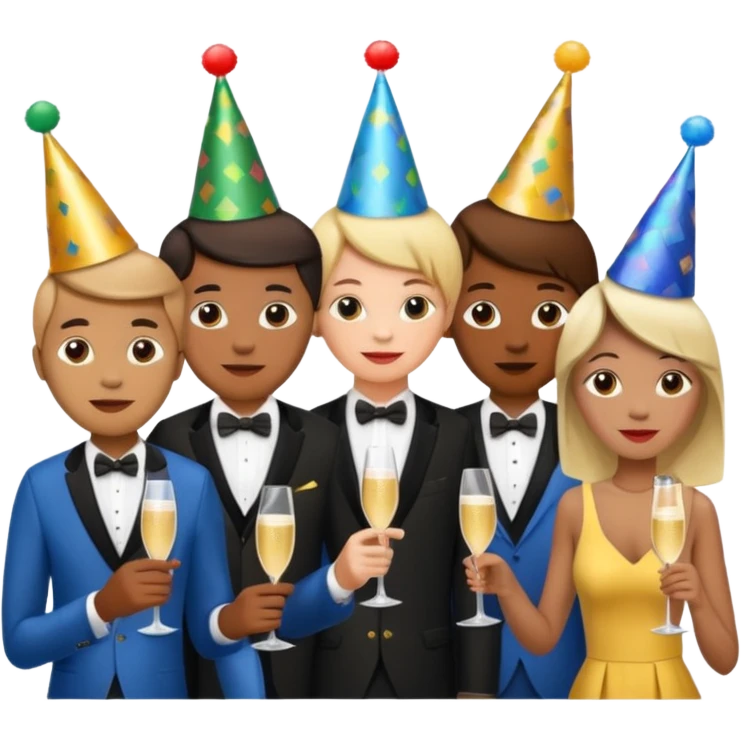 Red group peoples party emoji