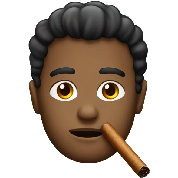 Black cigarate  emoji