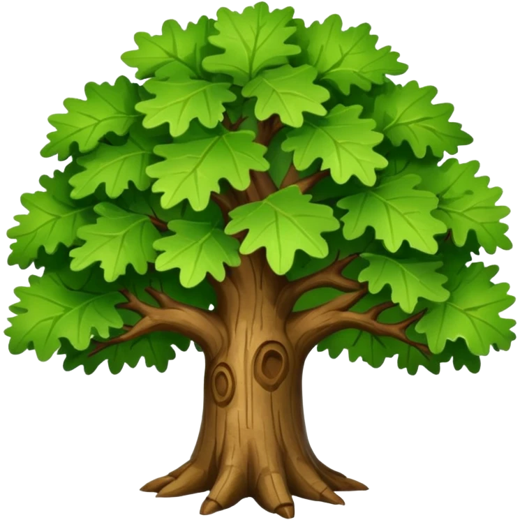 oak tree emoji
