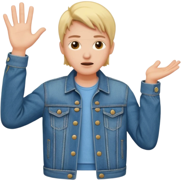 человек пожимает плечами emoji