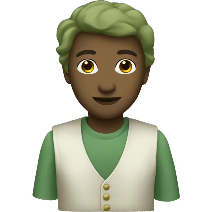 Sage green heart emoji  emoji