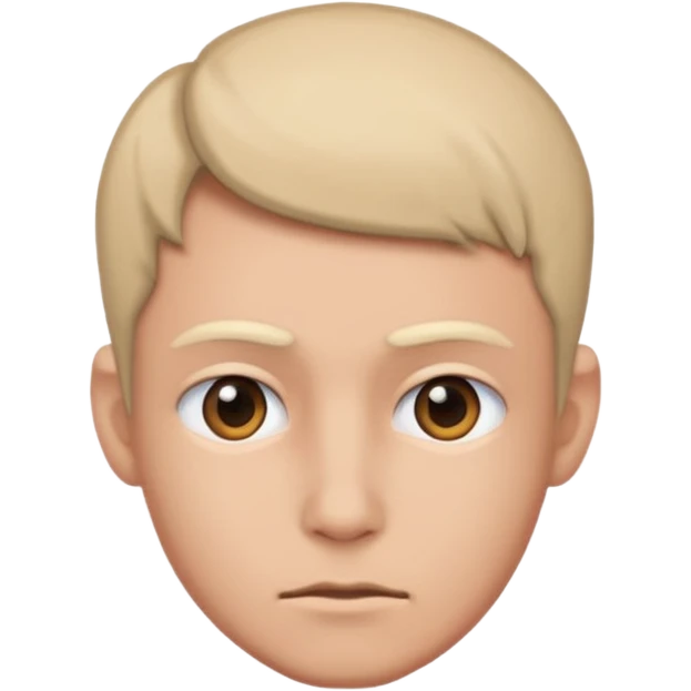 Head turned looking to the side with judgement emoji