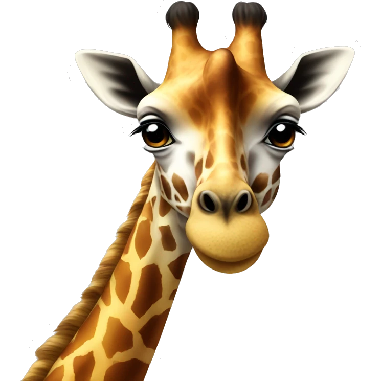 realistic giraffe emoji