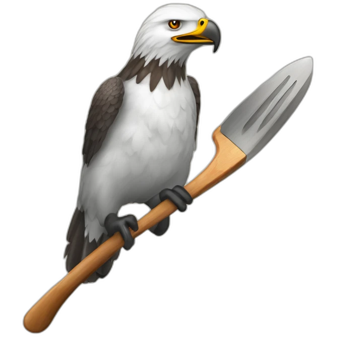 aigle Attraper une cuillère emoji