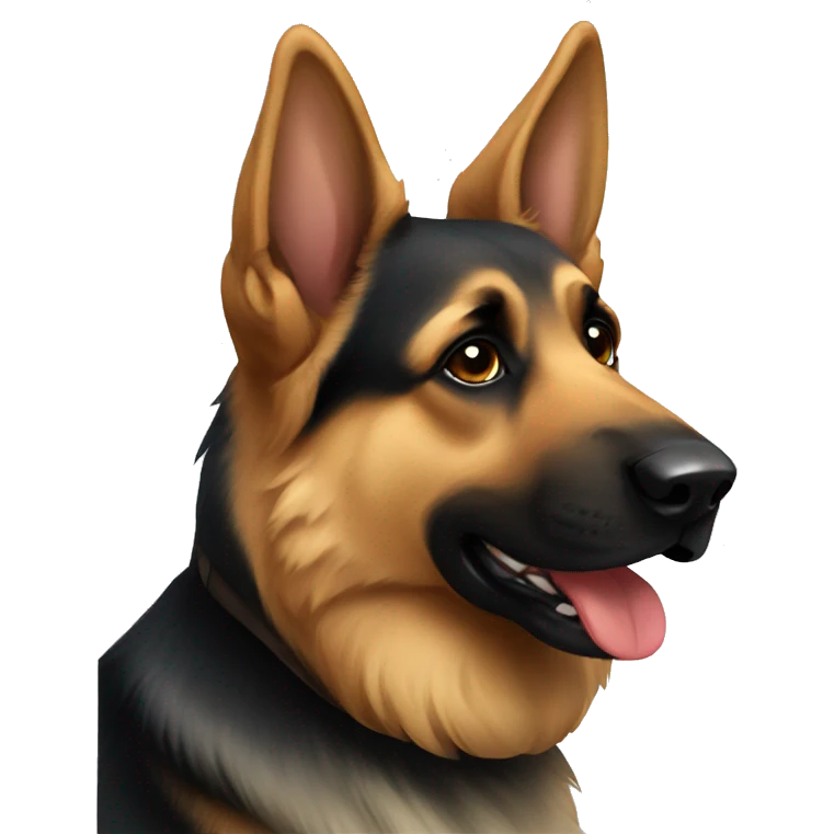 German shepherd  emoji