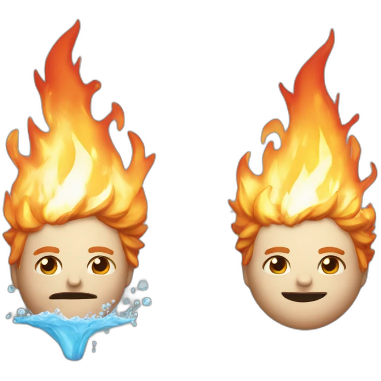 fire+water emoji