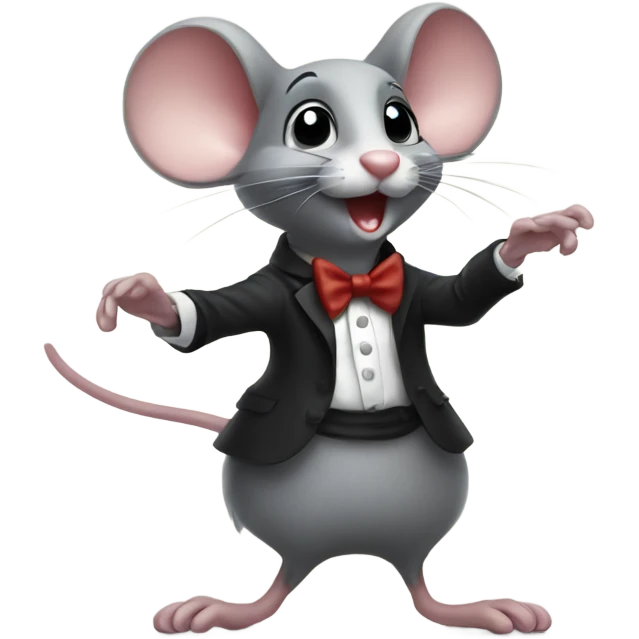 Tap dancing mouse emoji