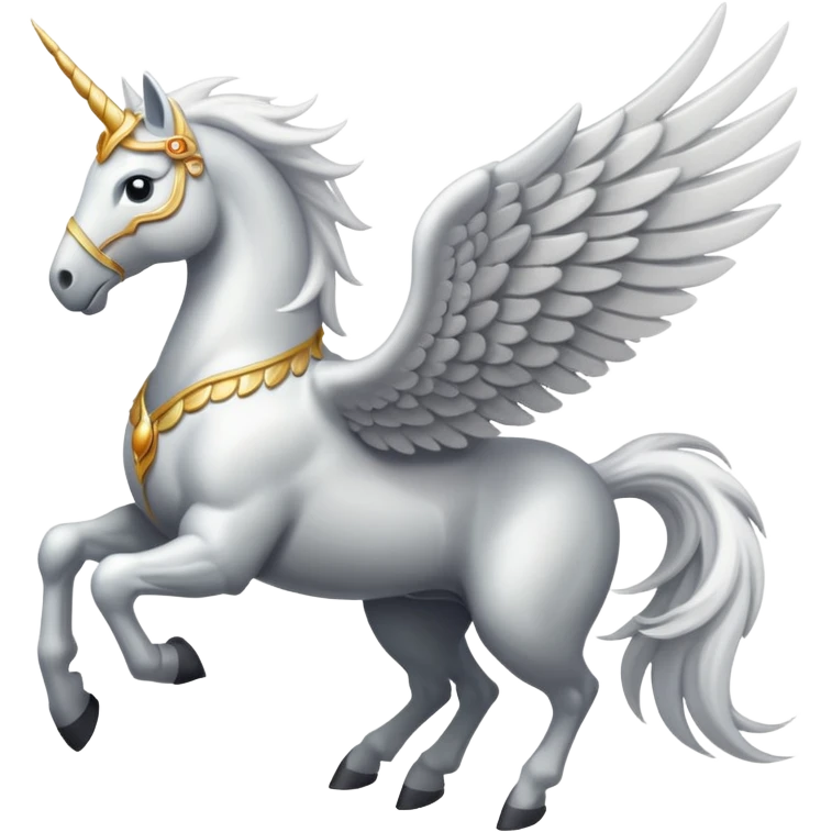 Pegaso imponente emoji