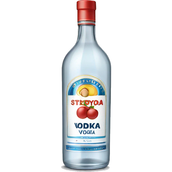 bottle of vodka emoji